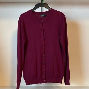 Purple/Maroon cardigan